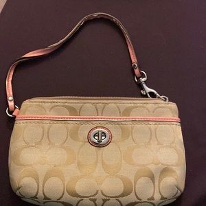 Used coach hand bag very clean